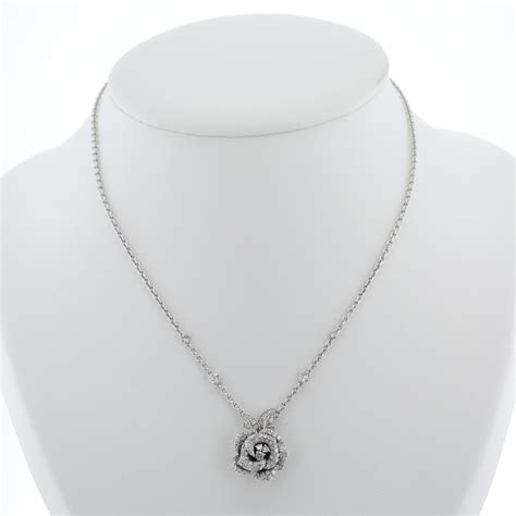 rose dior bagatelle price|Medium Rose Dior Bagatelle Necklace White Gold and Diamonds.